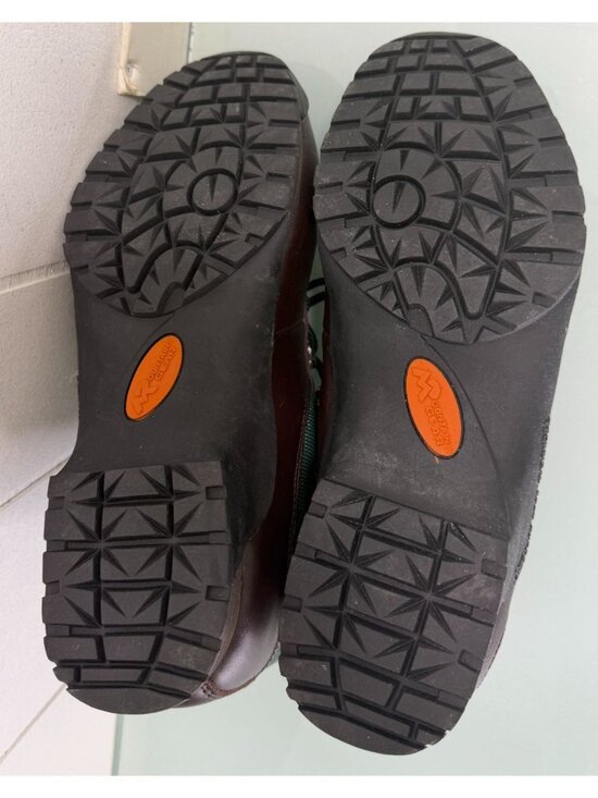 Mountain Gear Hiking Field Ankle Boots Mens 8.5 Leather Canvas Beef & Broccoli main image 4